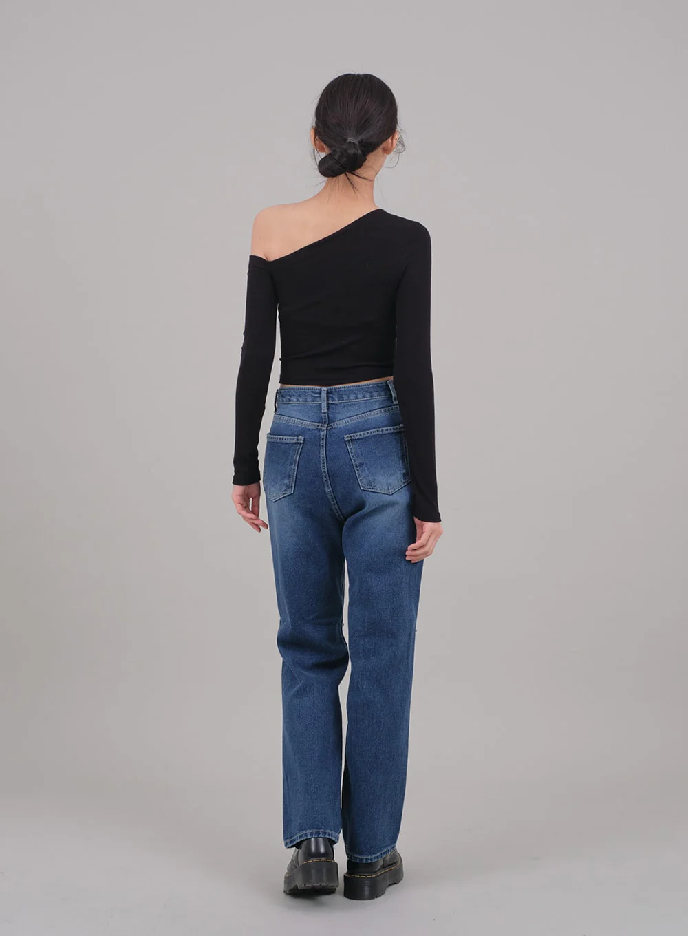 One Shoulder Crop Top C2701 - Image 13