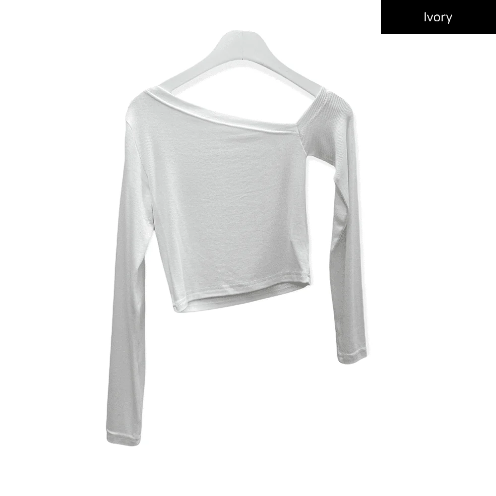 One Shoulder Crop Top C2701 - Image 16