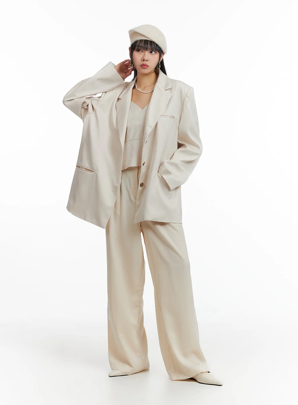 Oversized Blazer IF402 - Image 6
