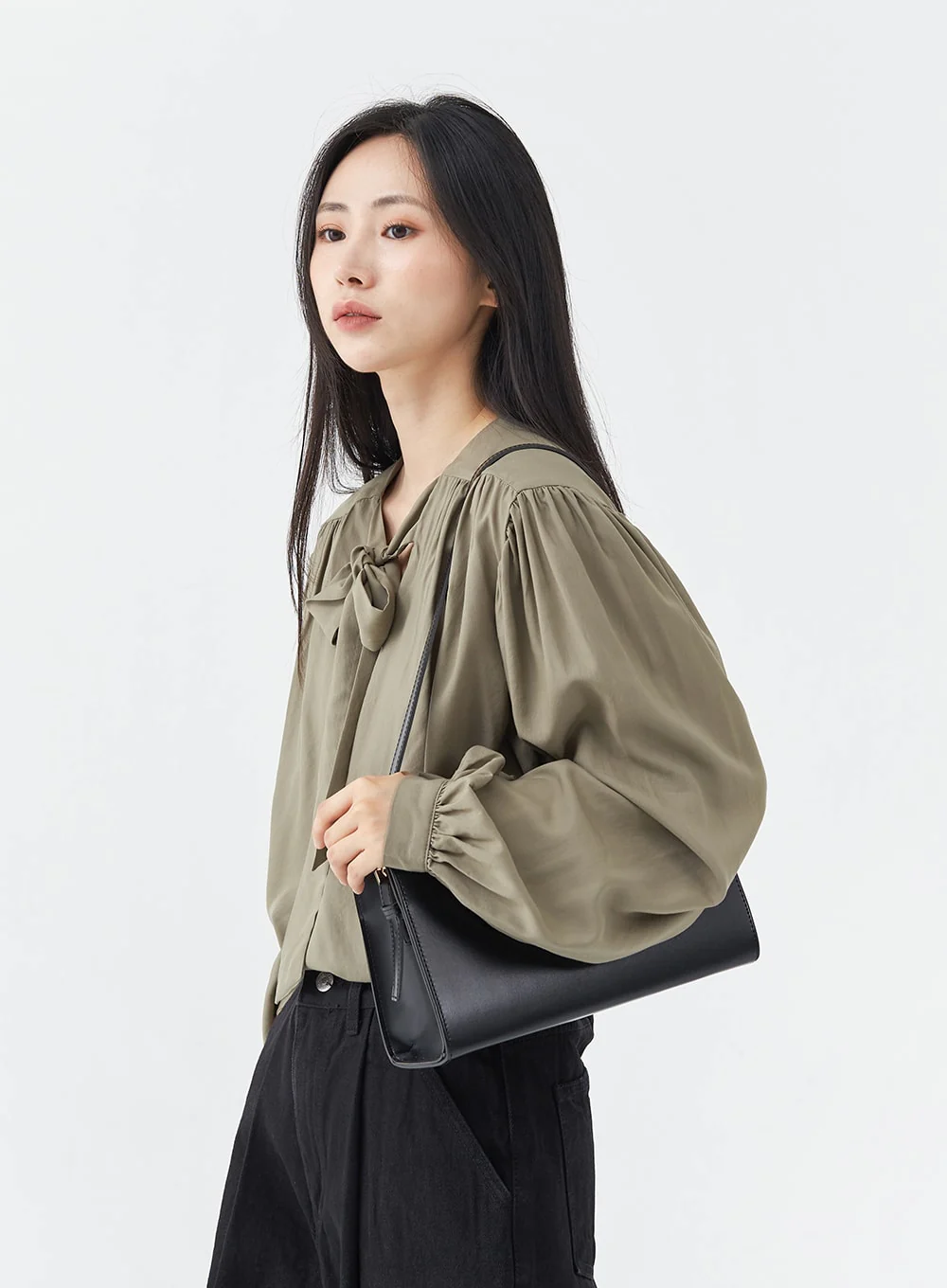 Pintuck Black Jeans OG18 - Image 10