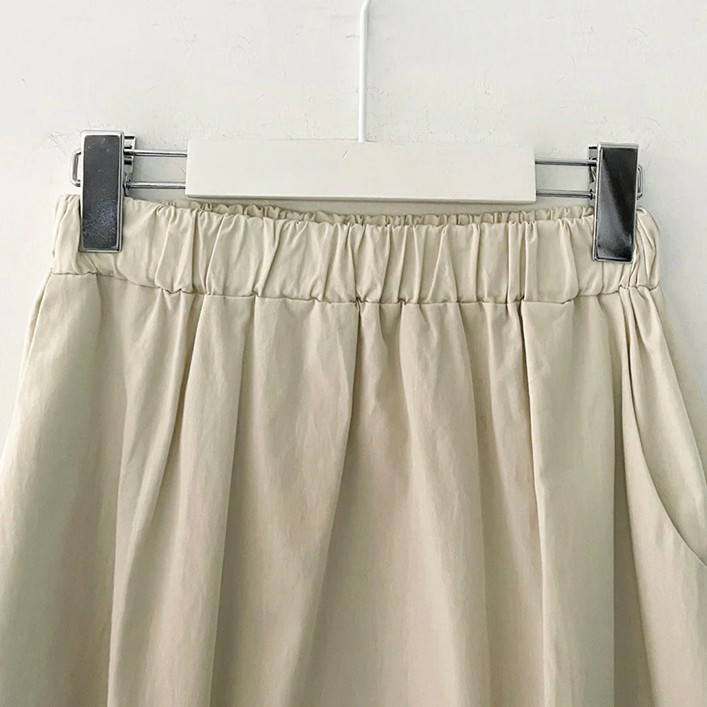 Shirring Long Band Skirt - Image 9