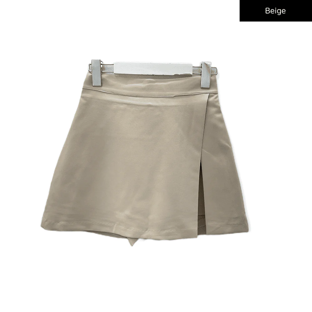 Skort with Front Slit C2701 - Image 17