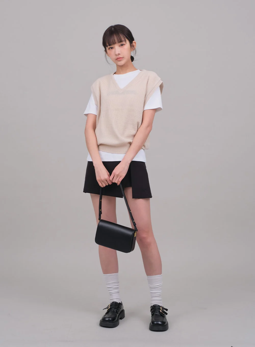Skort with Front Slit C2701 - Image 3