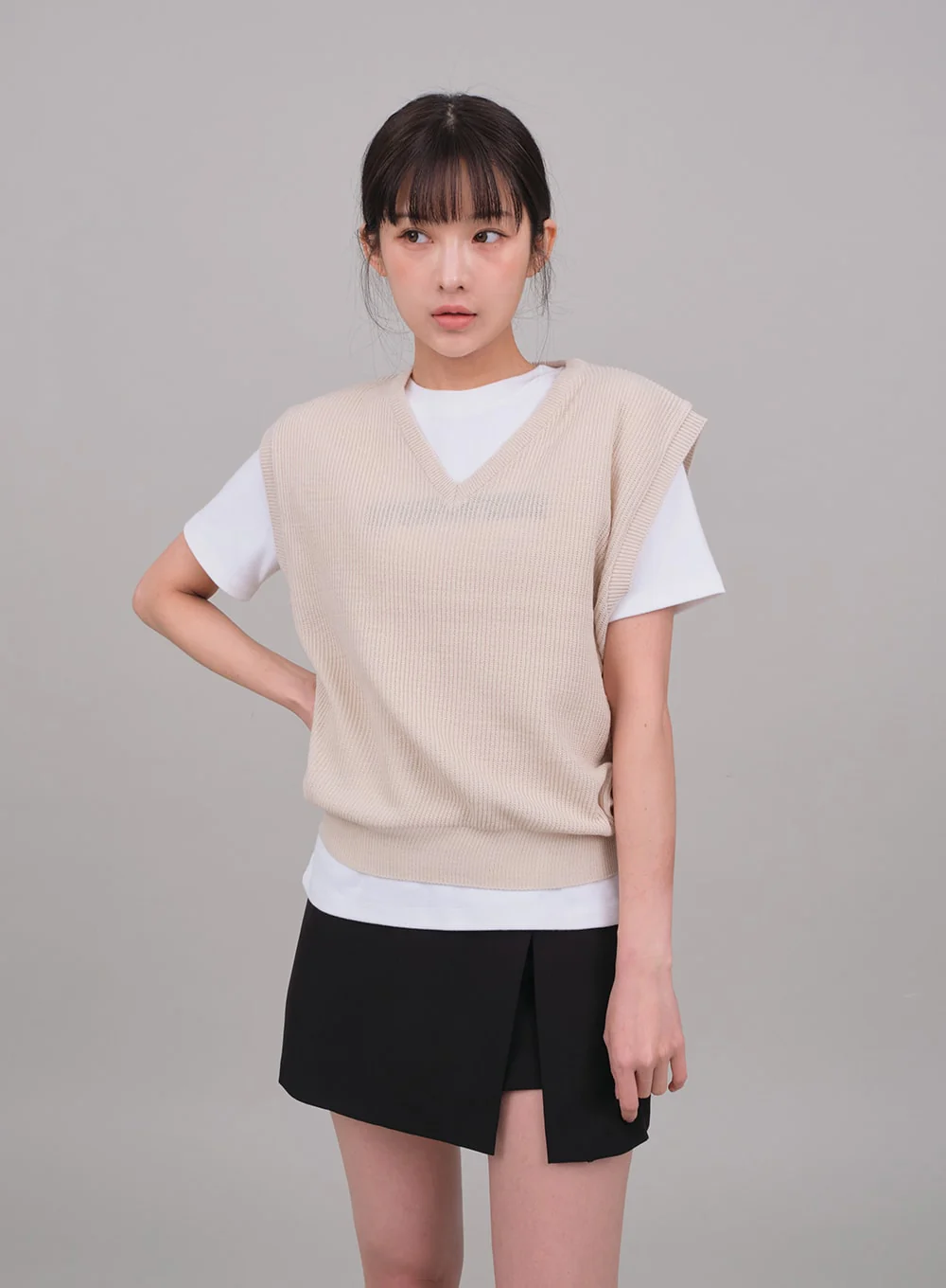 Skort with Front Slit C2701 - Image 7