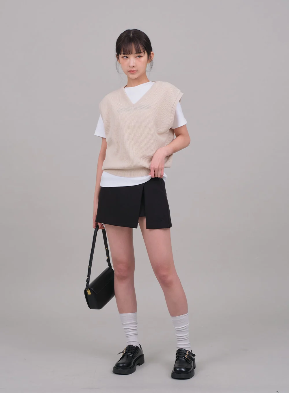 Skort with Front Slit C2701 - Image 8