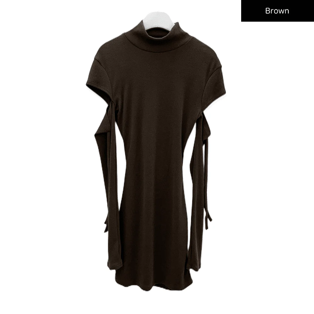 Slim Cut-Out Mini Dress C2001 - Image 15