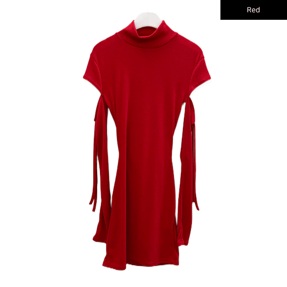 Slim Cut-Out Mini Dress C2001 - Image 16