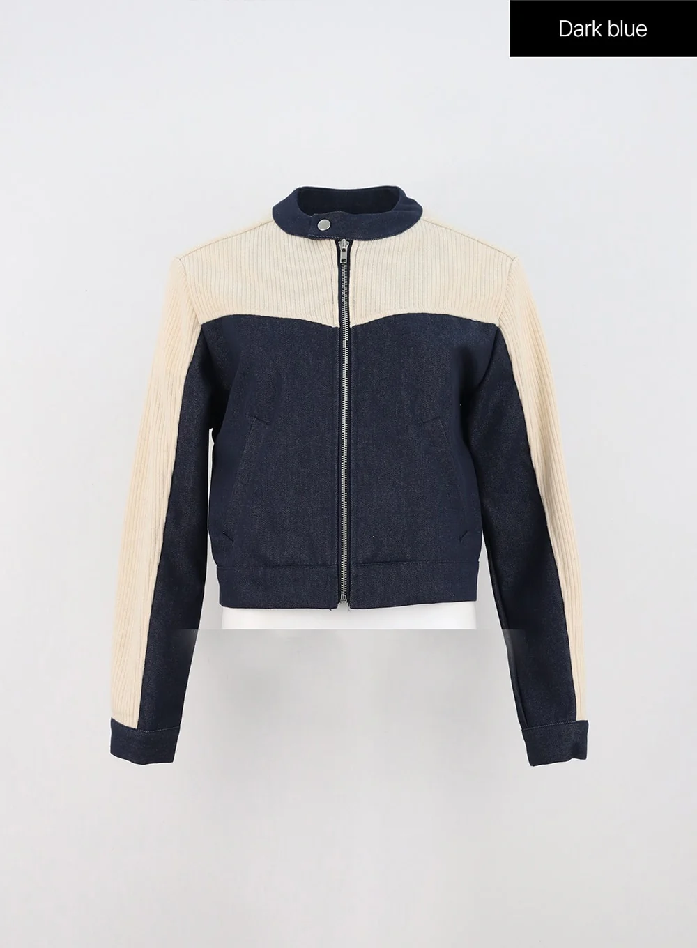 Slim Fit Color Block Jacket IN308 - Image 8