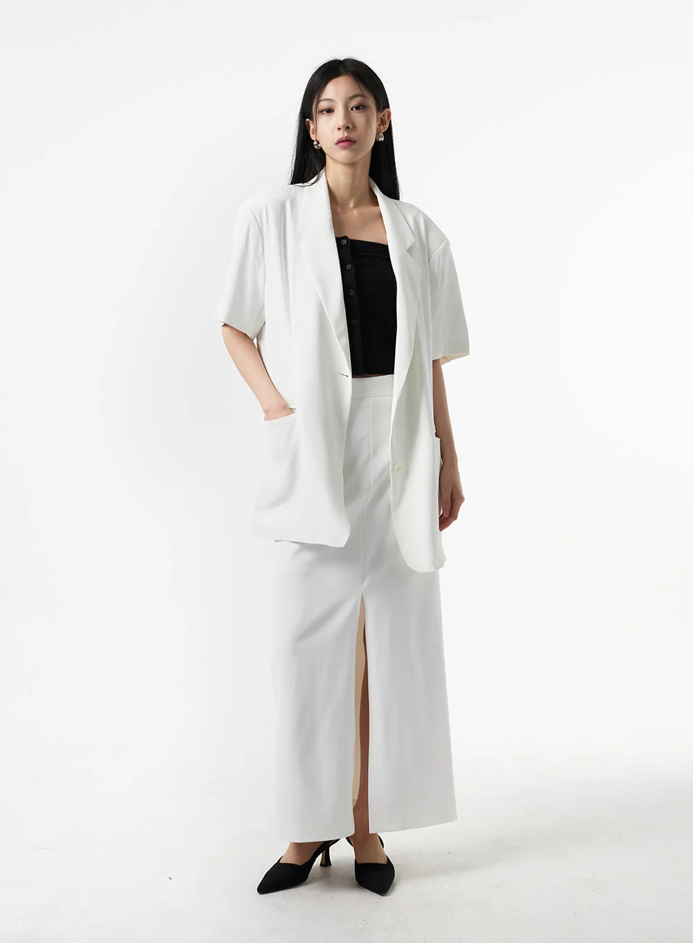 Slit Maxi Skirt IA325 - Image 3