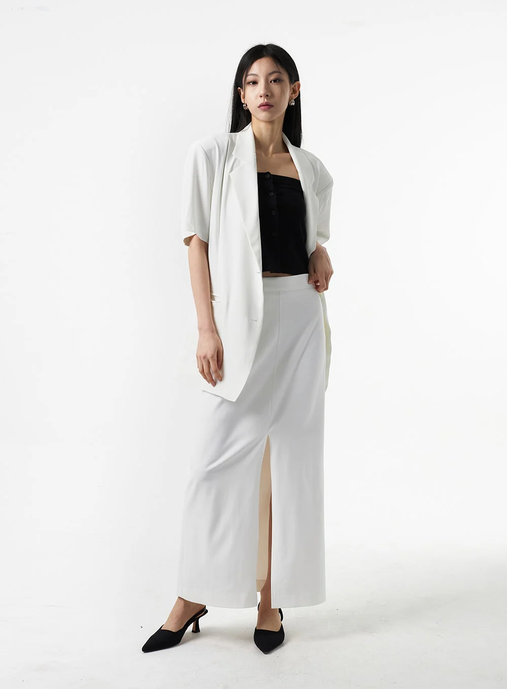 Slit Maxi Skirt IA325 - Image 4
