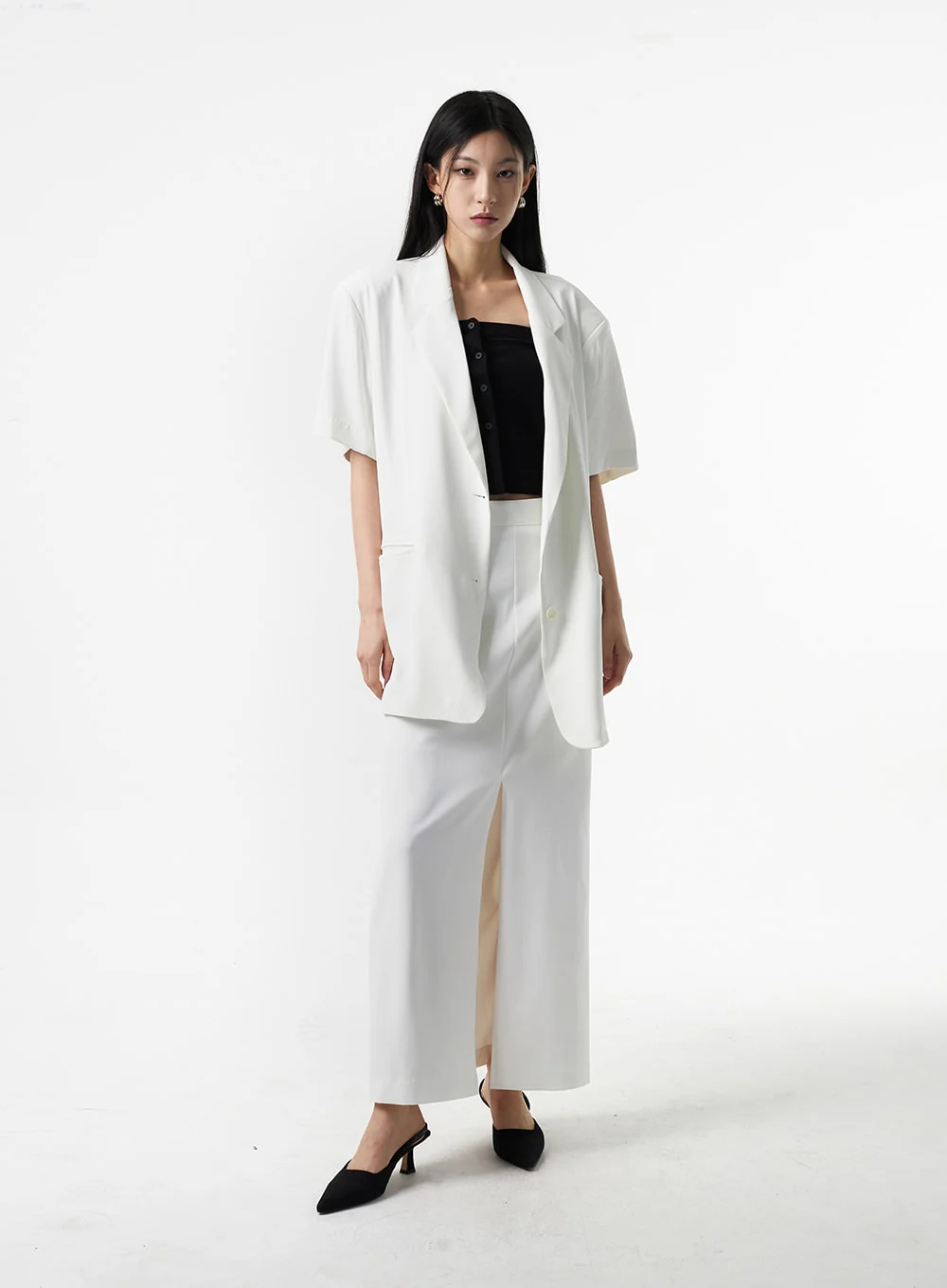 Slit Maxi Skirt IA325 - Image 7