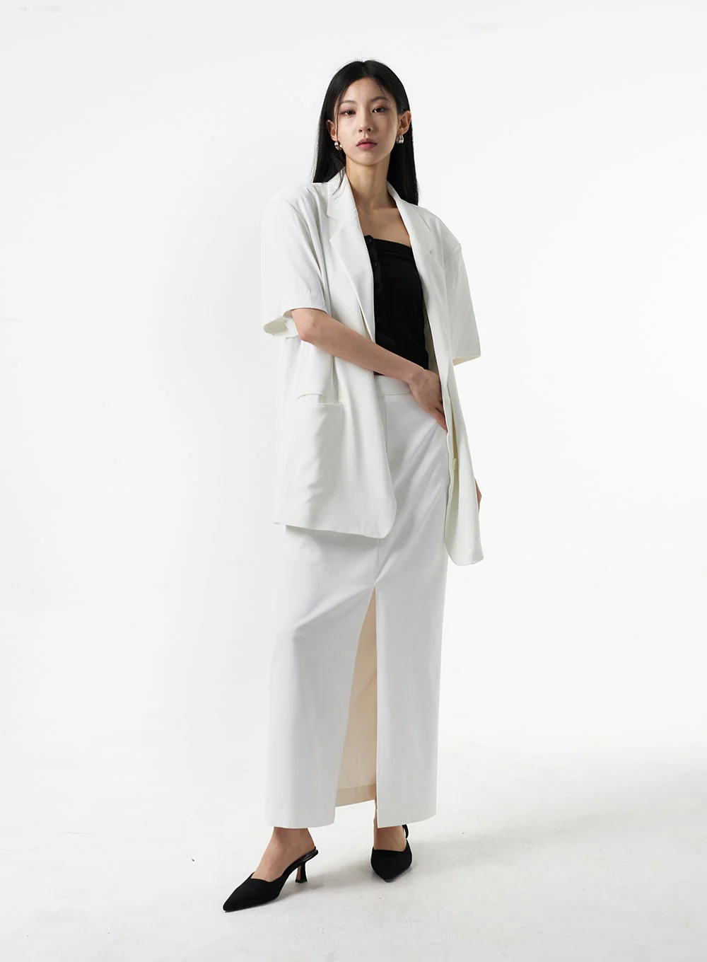 Slit Maxi Skirt IA325 - Image 8