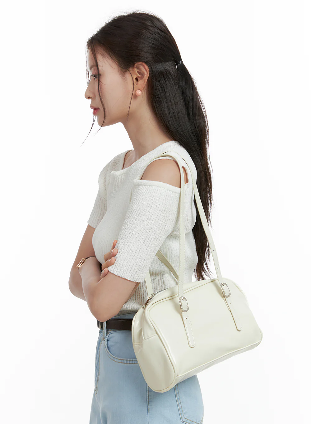 Square-shaped Shoulder Bag CA04 - Image 13