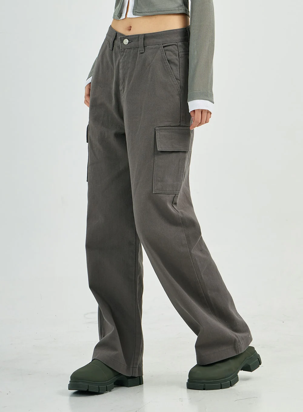 Stella Wide Cargo Cotton Pants CS23 - Image 5