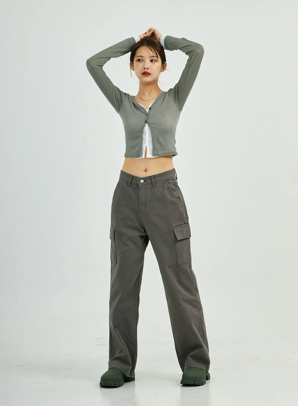 Stella Wide Cargo Cotton Pants CS23 - Image 8
