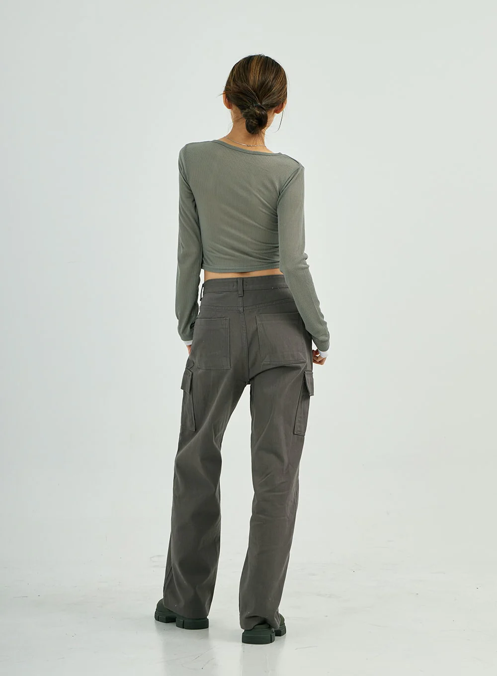Stella Wide Cargo Cotton Pants CS23 - Image 9