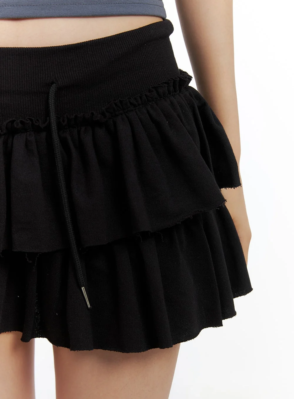 String Frill Mini Skort CA409 - Image 5