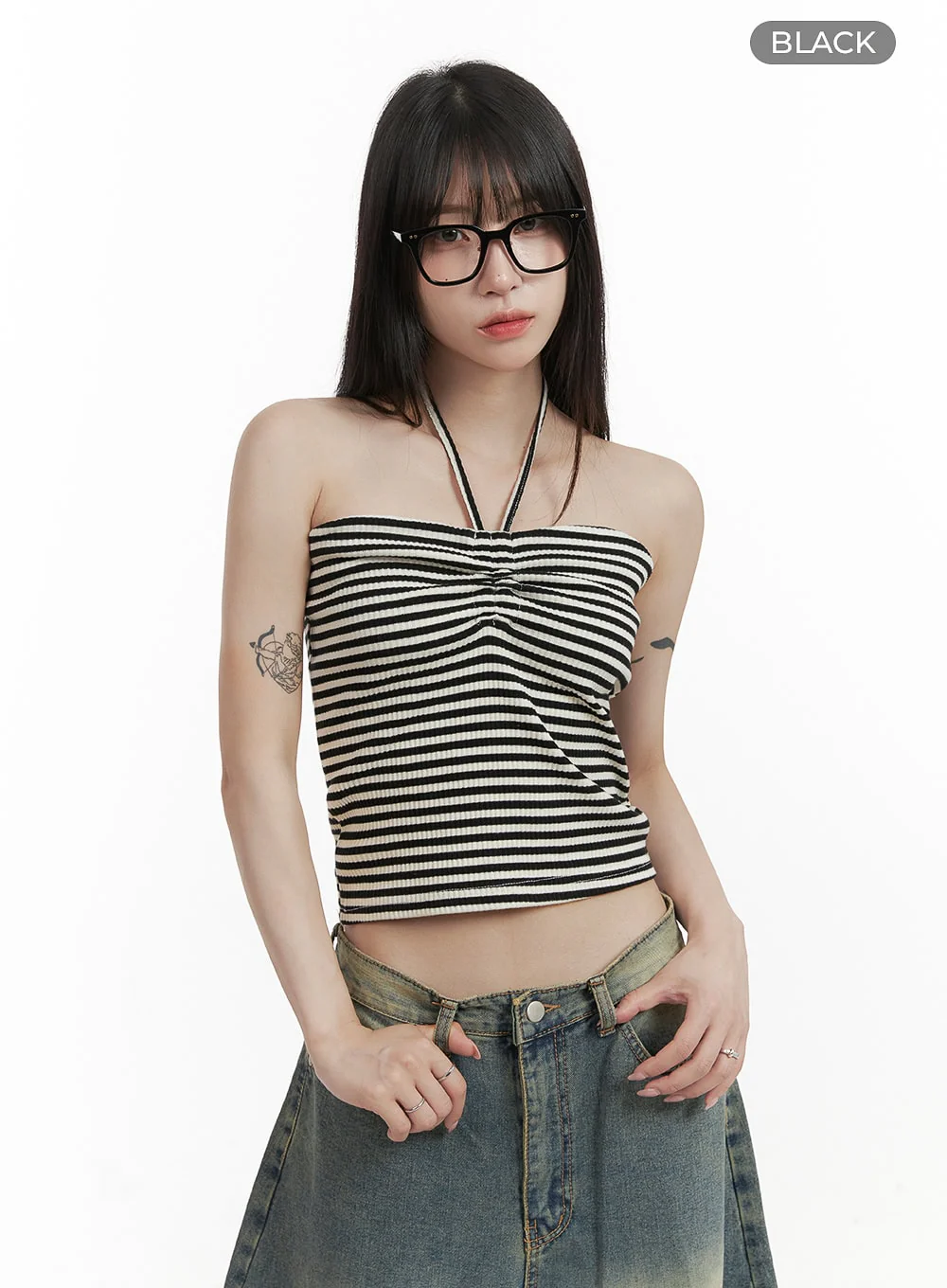 Striped Halter Top CY407 - Image 5