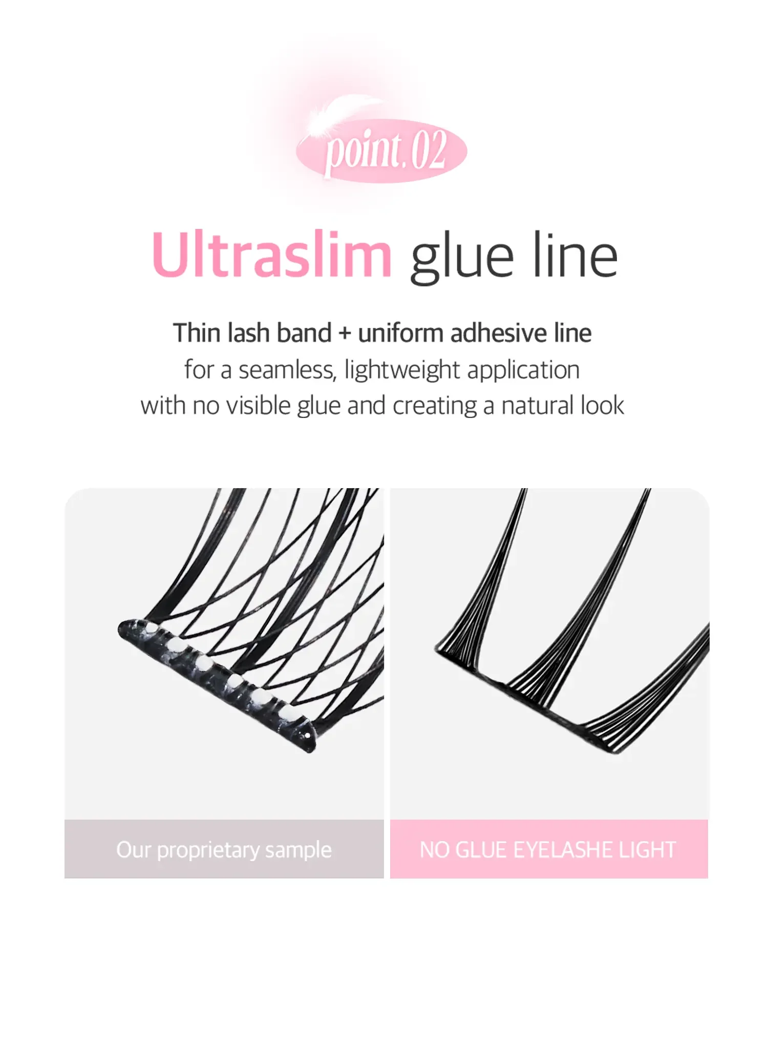 TOKTOKHARA No Glue Eyelash – Light (54pcs) - Image 17