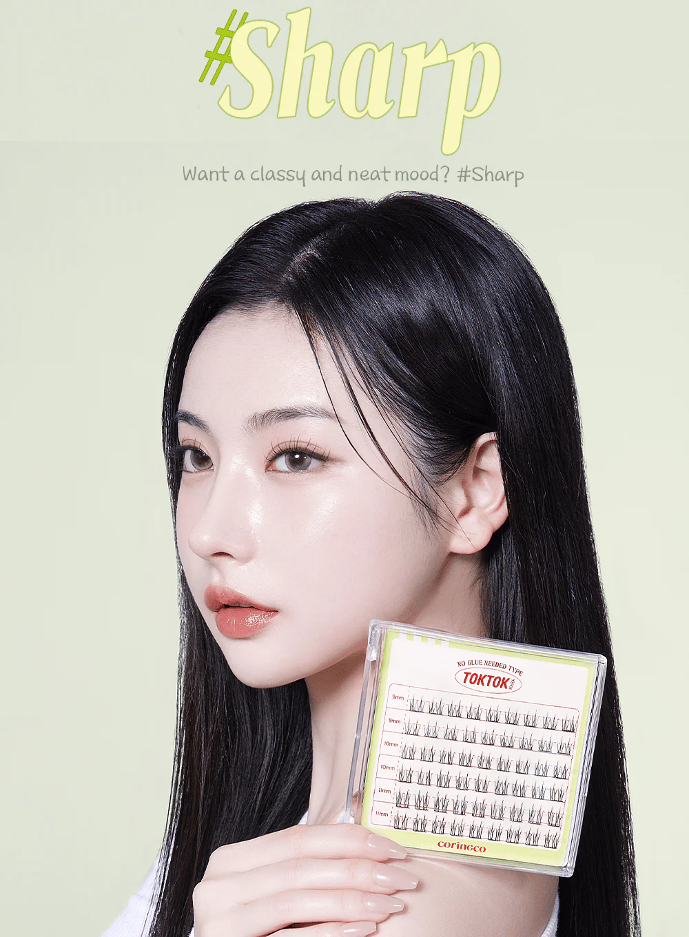 TOKTOKHARA No Glue Eyelash – Light (54pcs) - Image 9