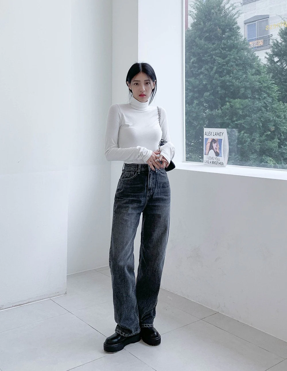 Turtleneck Warmer Crop Top CN08 - Image 12