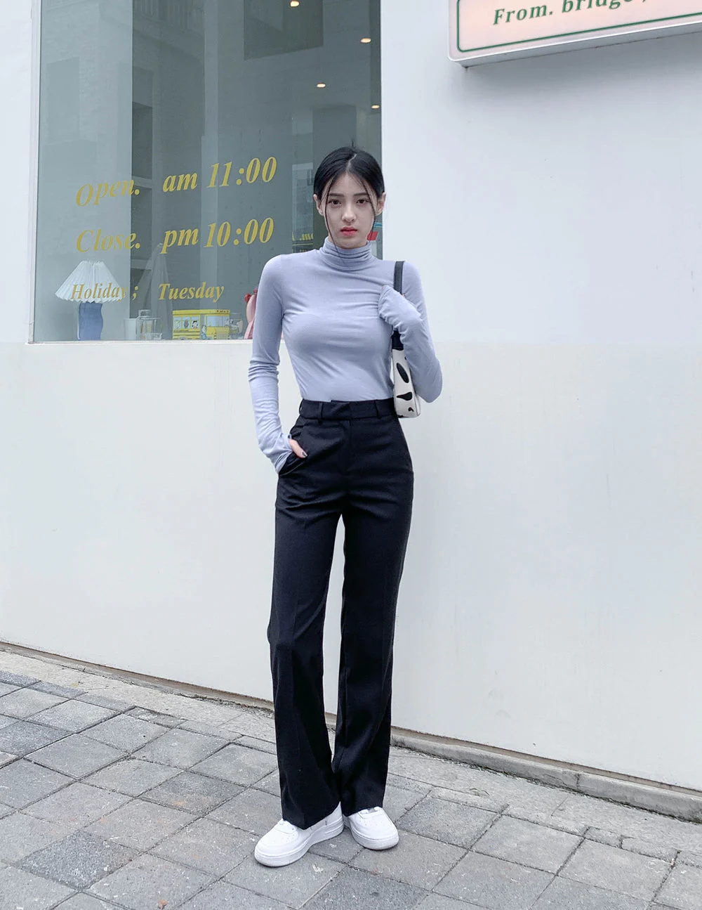Turtleneck Warmer Crop Top CN08 - Image 14