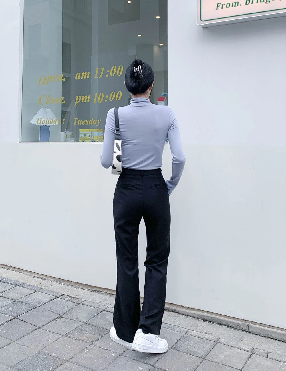 Turtleneck Warmer Crop Top CN08 - Image 15