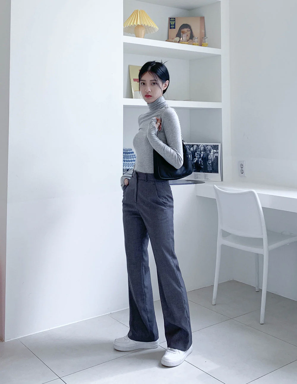 Turtleneck Warmer Crop Top CN08 - Image 22