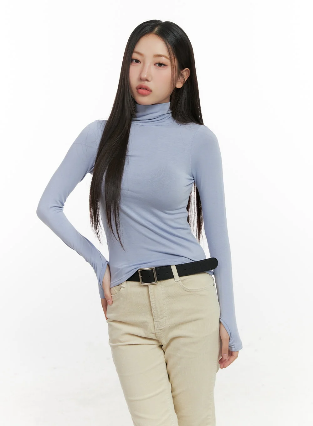 Turtleneck Warmer Crop Top CN08 - Image 24