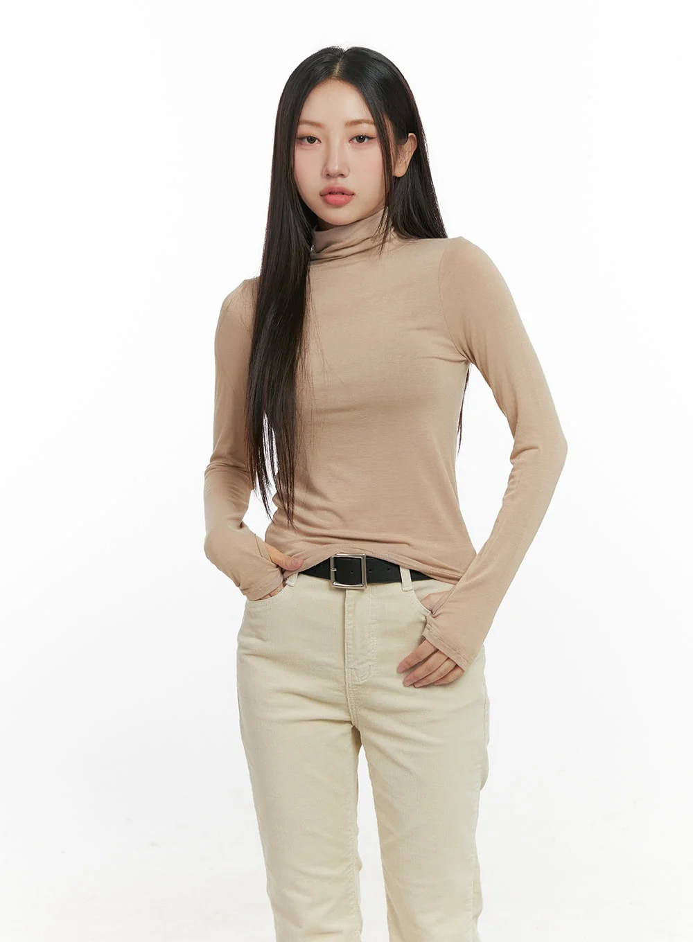 Turtleneck Warmer Crop Top CN08 - Image 25