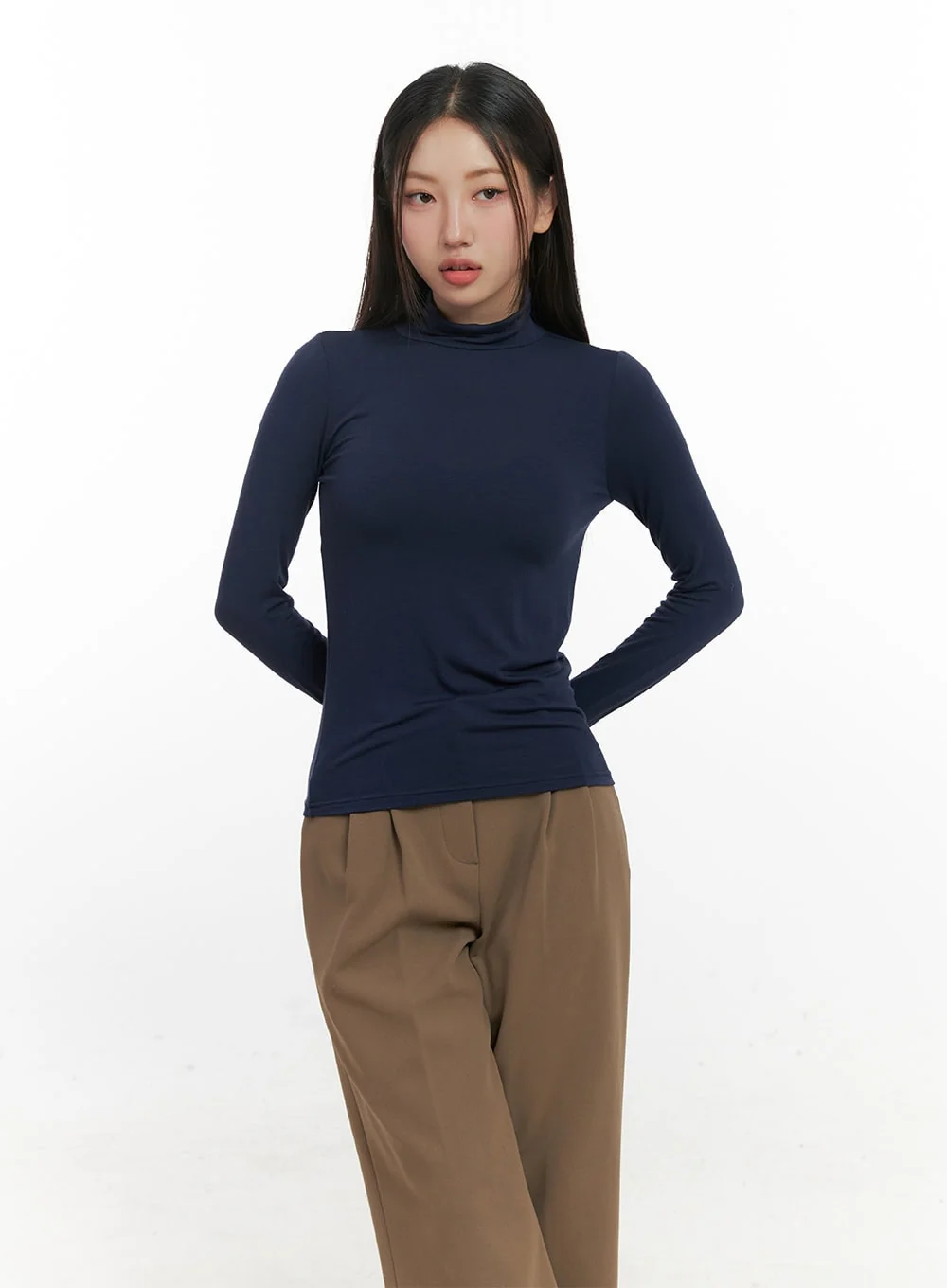 Turtleneck Warmer Crop Top CN08 - Image 29
