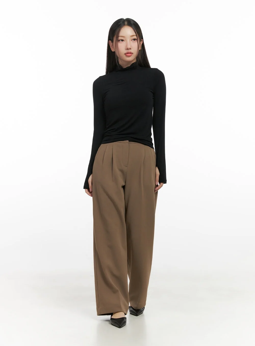 Turtleneck Warmer Crop Top CN08 - Image 3