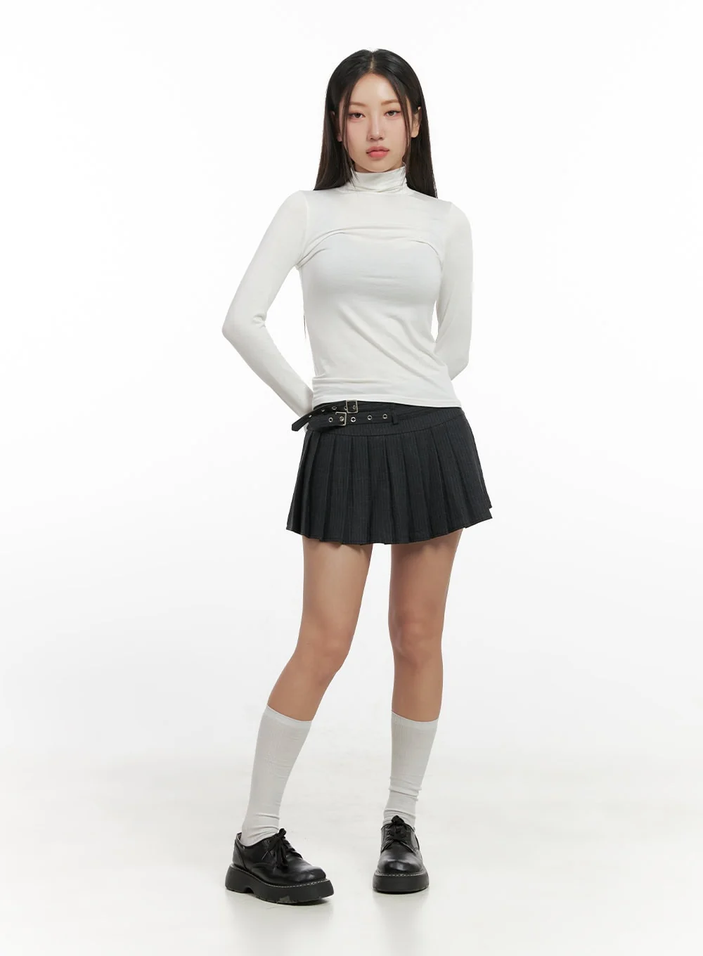 Turtleneck Warmer Crop Top CN08 - Image 30
