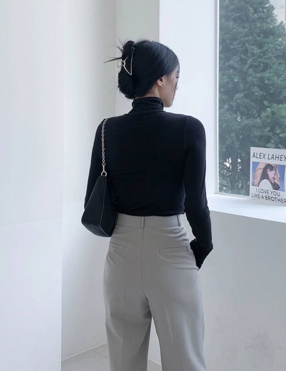 Turtleneck Warmer Crop Top CN08 - Image 6