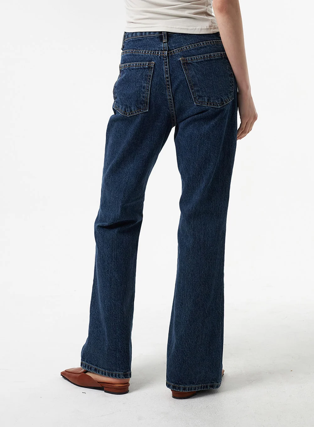 Wide Bootcut Jeans IA325 - Image 6