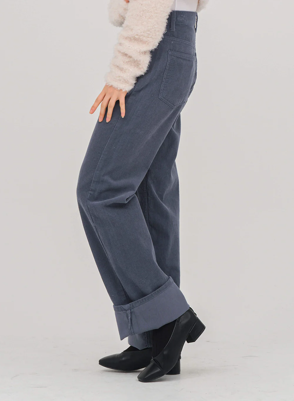 Wide Leg Corduroy Pants D3 - Image 4