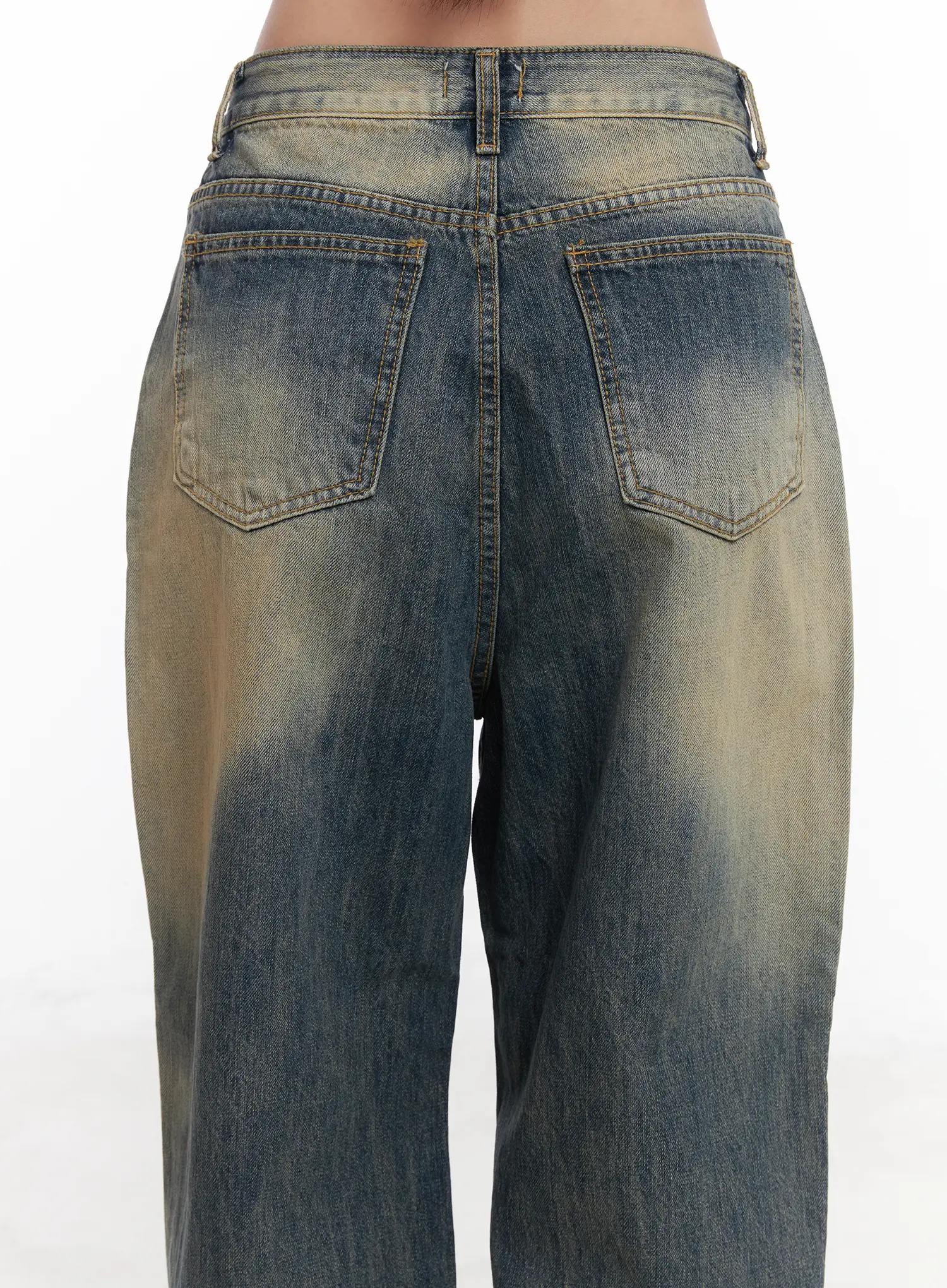 Wide Washed Jeans CS06 - Image 12