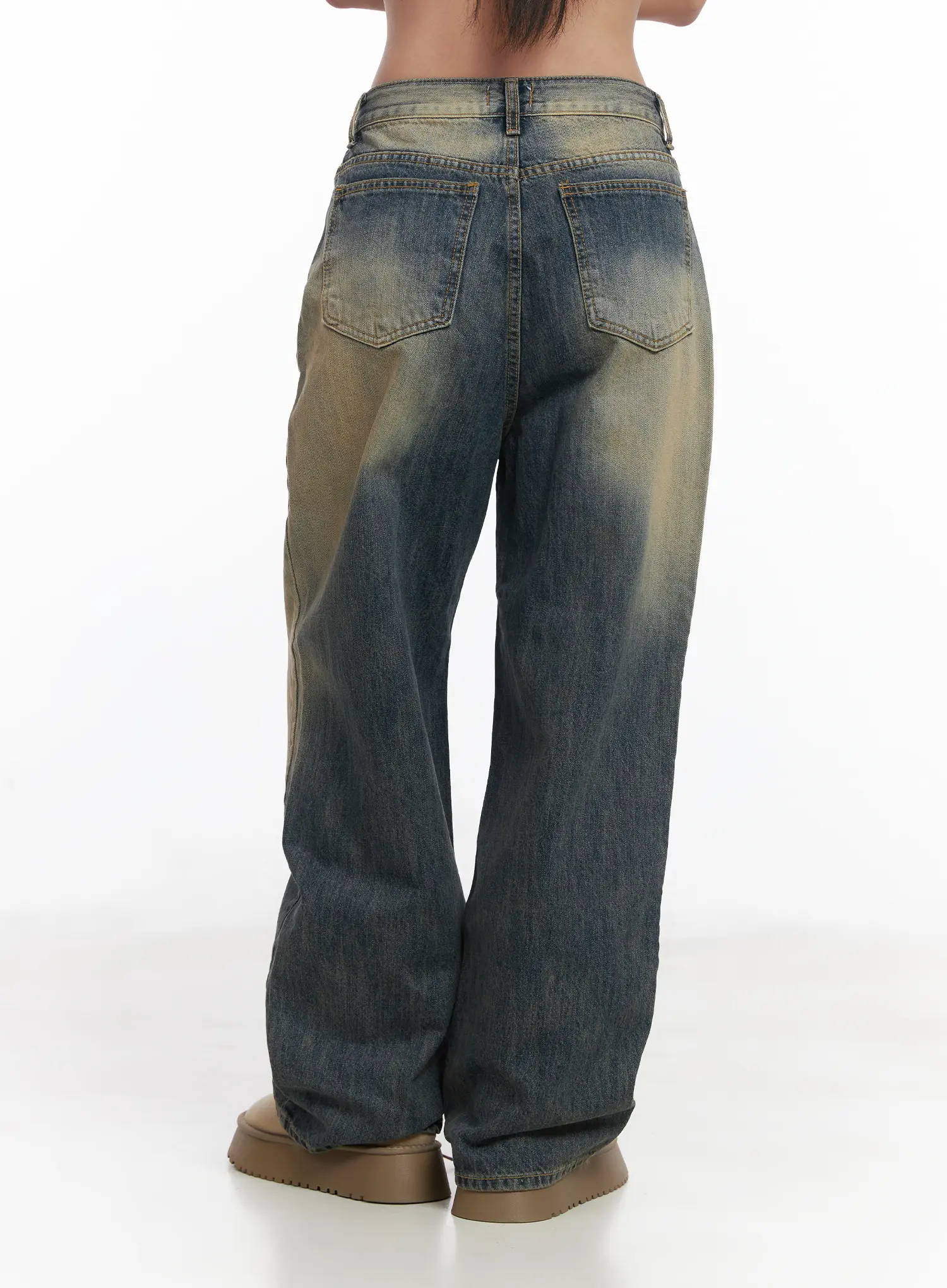 Wide Washed Jeans CS06 - Image 8