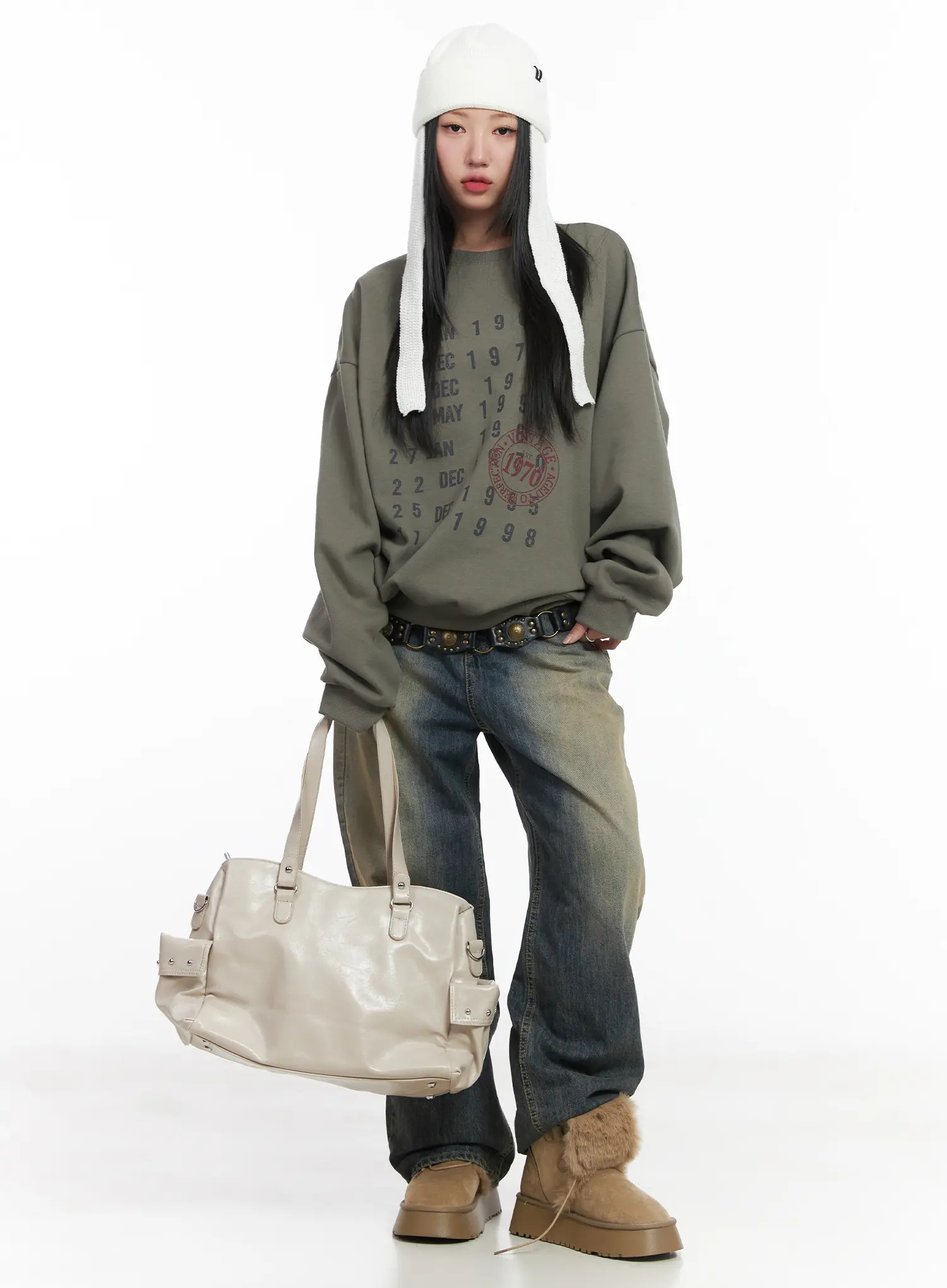 Wide Washed Jeans CS06 - Image 9