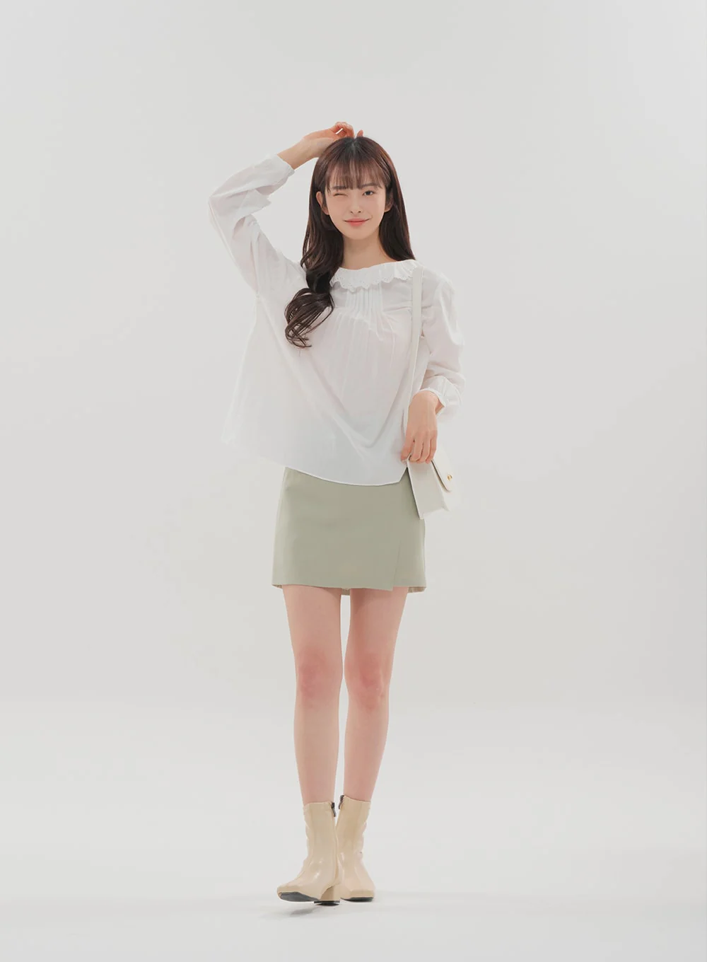 Wrap Style Mini Skirt BS-B11010502 - Image 13