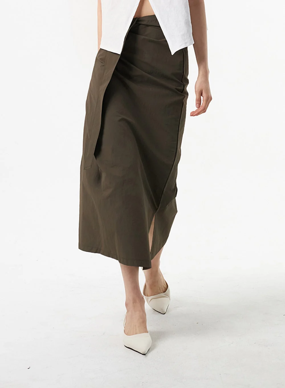 Wrapped Maxi Skirt IA325 - Image 10