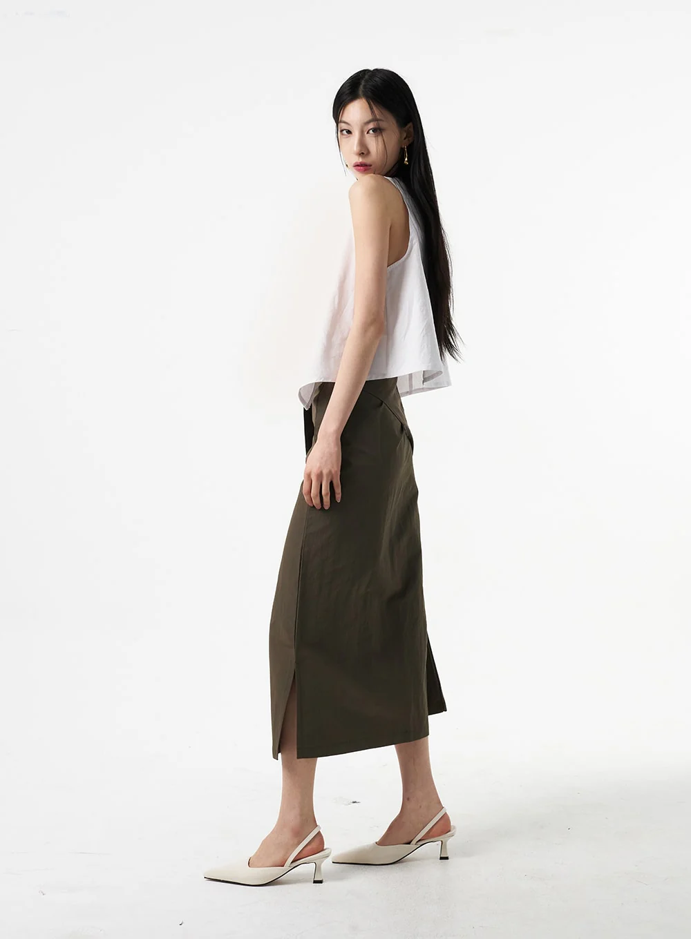 Wrapped Maxi Skirt IA325 - Image 11