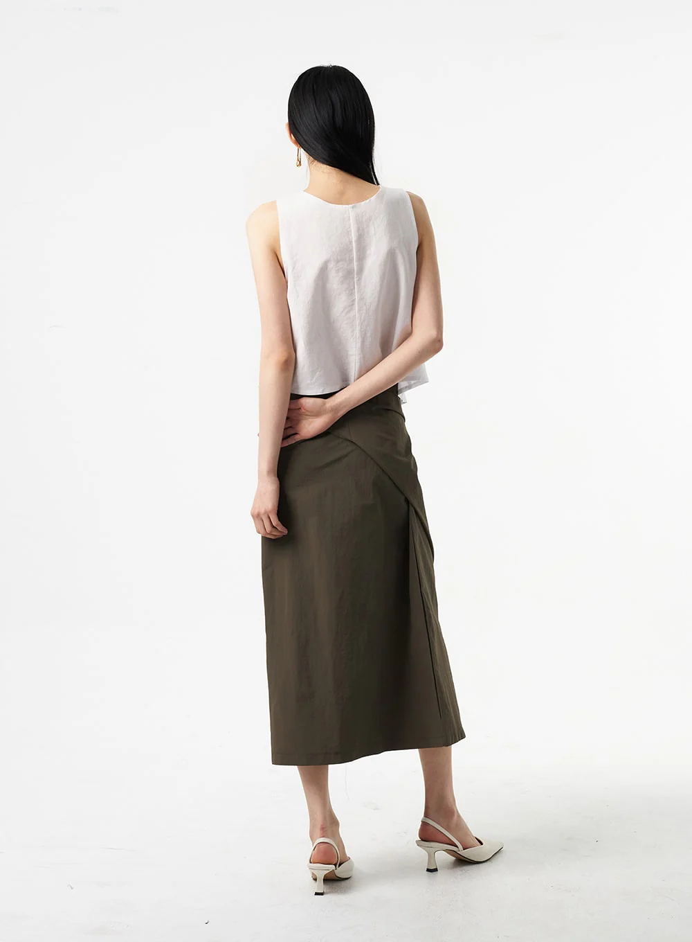 Wrapped Maxi Skirt IA325 - Image 12