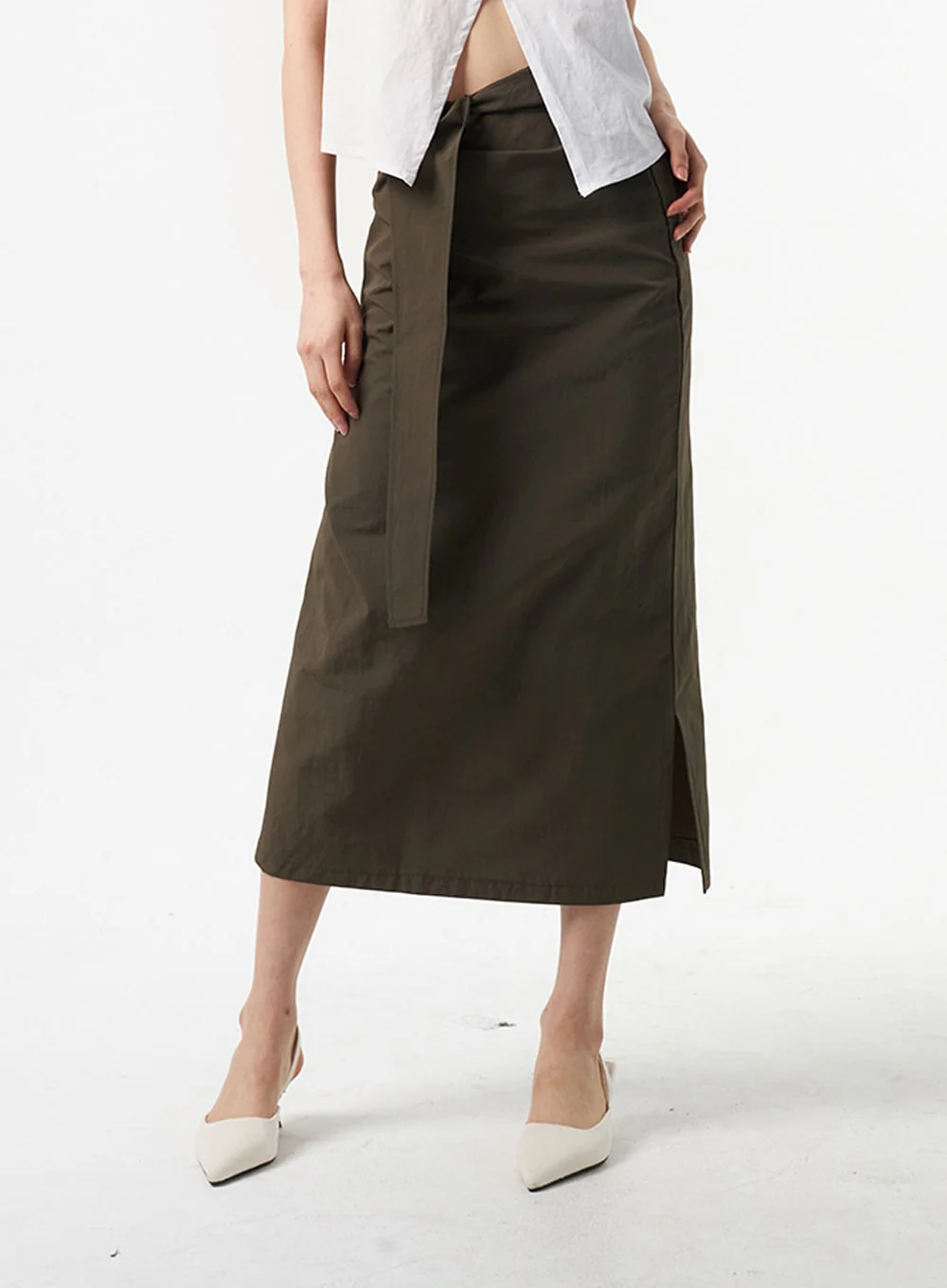 Wrapped Maxi Skirt IA325 - Image 8